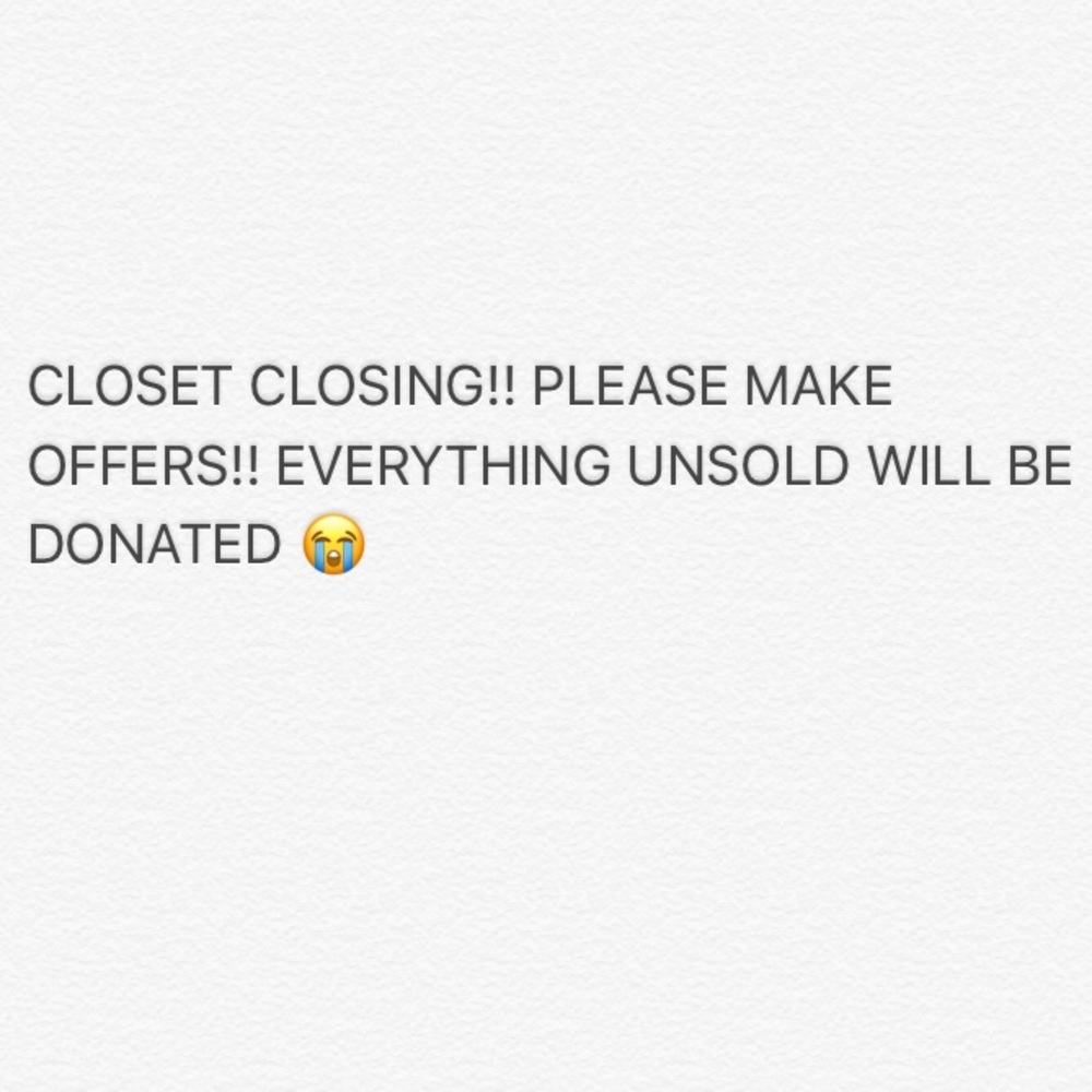 ‼️CLOSET CLOSING‼️
